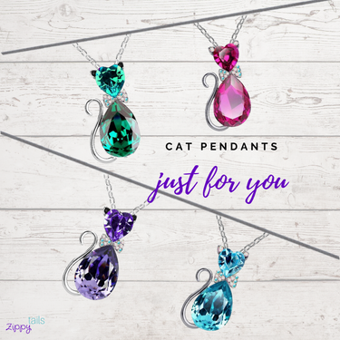 Precious Cat Pendant Necklace
